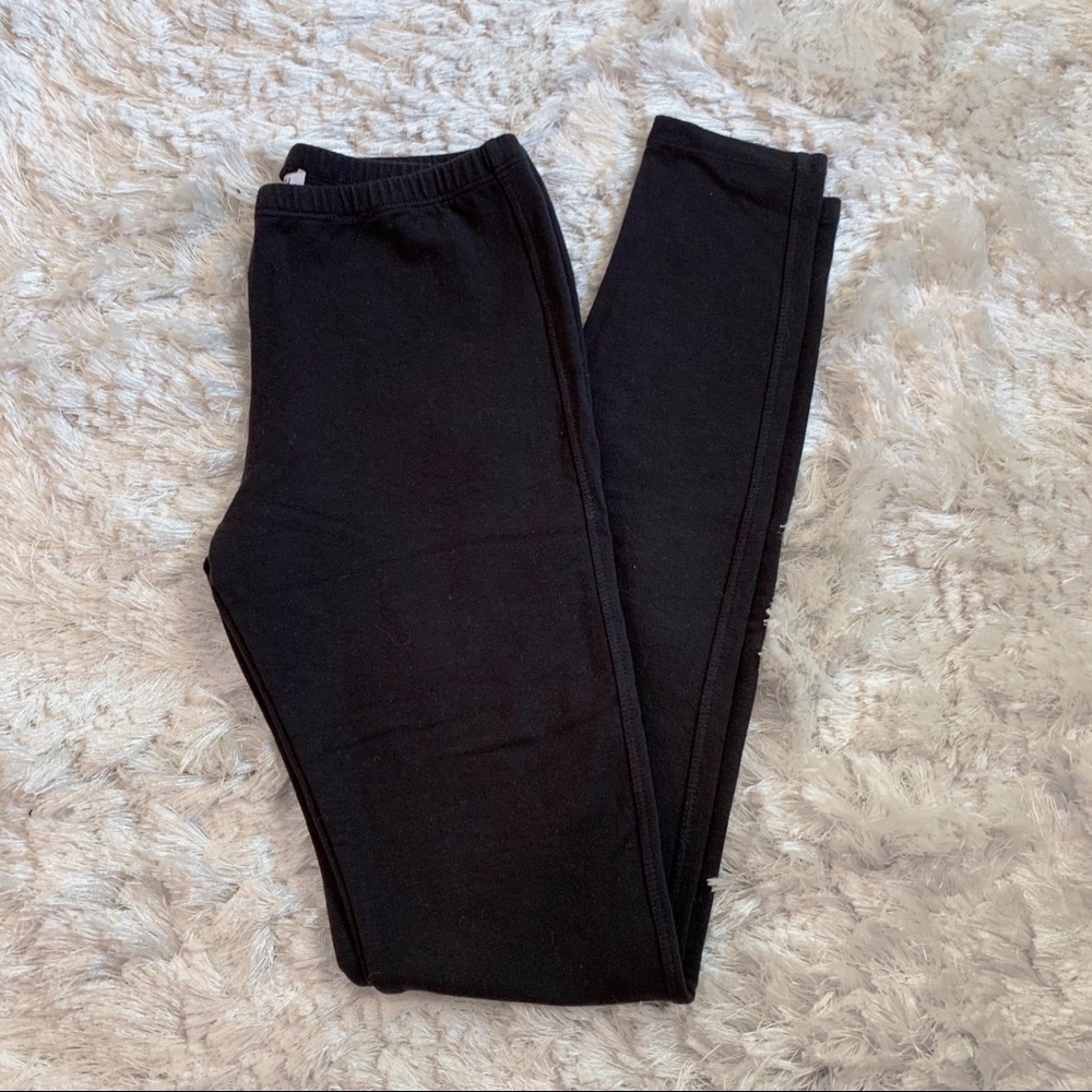 Splendid Black Cotton Leggings - Size Small